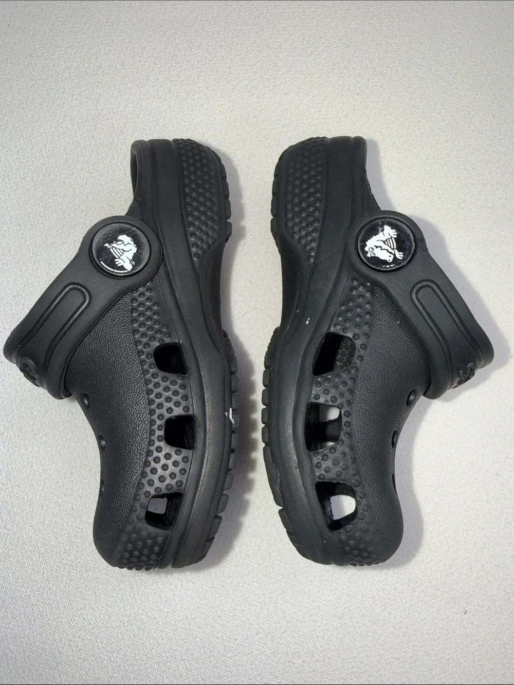CROCS Kids Black Classic Clog Sandals